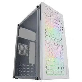 Mars Gaming MC Core Caja Minitorre MicroATX MCCORE Blanco Ventana Lateral Completa 3x3.5" 3x2.5" USB 3.0 USB 2.0 Audio